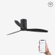 Ventilador de techo negro mate con motor DC SMART MINI TUBE FAN 32043WP - FARO ILUMINACION