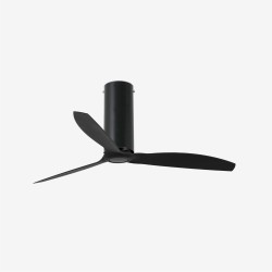 Ventilador de techo negro mate con motor DC TUBE FAN 32060 - FARO ILUMINACION