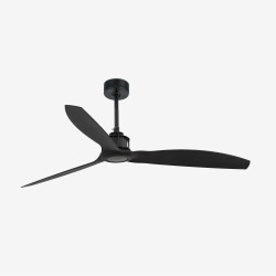 Ventilador de techo negro mate con motor DC JUST FAN 32100 - FARO ILUMINACION