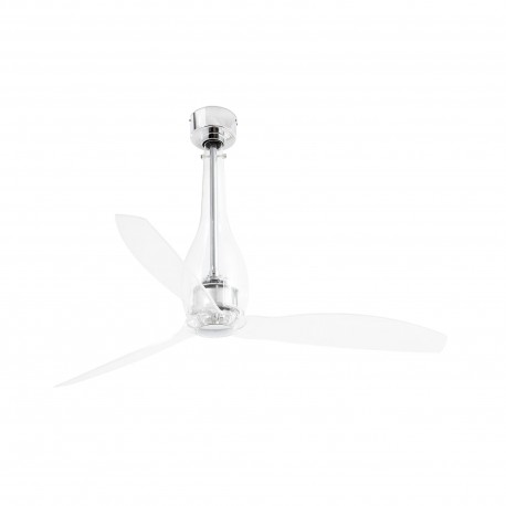 Ventilador de techo transparente con motor DC ETERFAN 33381 - FARO ILUMINACION