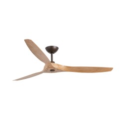 Ventilador de techo marron claro con motor DC MOREA 33519 - FARO ILUMINACION
