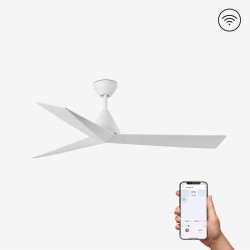 Ventilador de techo blanco SMART SAMOS 33729WP - FARO ILUMINACION