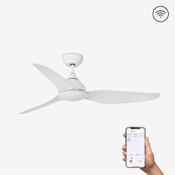 Ventilador de techo blanco con motor DC SMART SIOUX 33770WP - FARO ILUMINACION