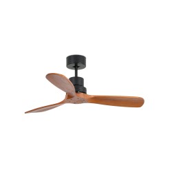 Ventilador de techo negro mate con motor DC MINI LANTAU 33517DC - FARO ILUMINACION