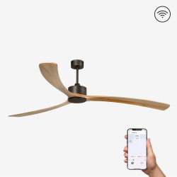 Ventilador de techo marron SMART KAUAI 34200WPA - FARO ILUMINACION