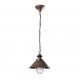 NaUTICA-P Lampara colgante marron oxido 1L 71138 - FARO ILUMINACION