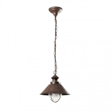 NaUTICA-G Lampara colgante marron oxido 1L 71139 - FARO ILUMINACION