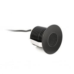 GRUND LED Lampara negra empotrable inox 7W 70731 - FARO ILUMINACION