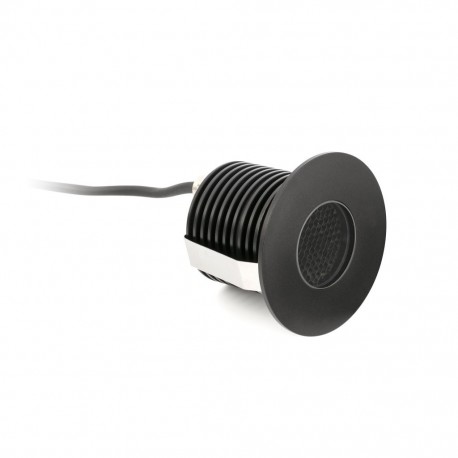 GRUND LED Lampara negra empotrable inox 7W 70731 - FARO ILUMINACION