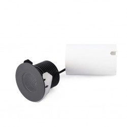 GRUND LED Lampara empotrable negro 7W 2700K 70736 - FARO ILUMINACION