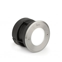 LED-18 Lampara empotrable redondo inox 3000K 71498N - FARO ILUMINACION