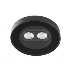 TRAS LED Lampara empotrable orientable negra 71701 - FARO ILUMINACION