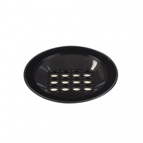 TRAS-25 LED Lampara empotrable negra 40º 71717 - FARO ILUMINACION