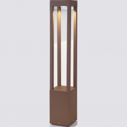 AGRA LED Lampara baliza marron oxido luz calida h.650mm 70754 - FARO ILUMINACION