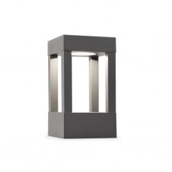 AGRA LED Lampara baliza gris oscuro luz calida h.200mm 70755 - FARO ILUMINACION