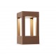 AGRA LED Lampara baliza marron oxido luz calida h.200mm 70756 - FARO ILUMINACION