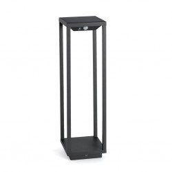 SAURA LED Baliza solar gris oscuro 70774 - FARO ILUMINACION