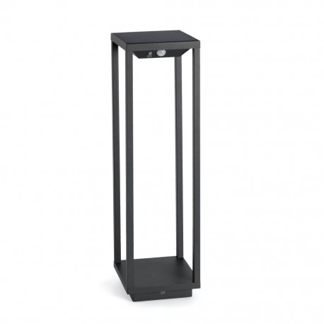 SAURA LED Baliza solar gris oscuro 70774 - FARO ILUMINACION
