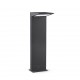SOLEIL LED Baliza solar gris oscuro 70785 - FARO ILUMINACION