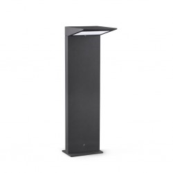 SOLEIL LED Baliza solar gris oscuro 70785 - FARO ILUMINACION