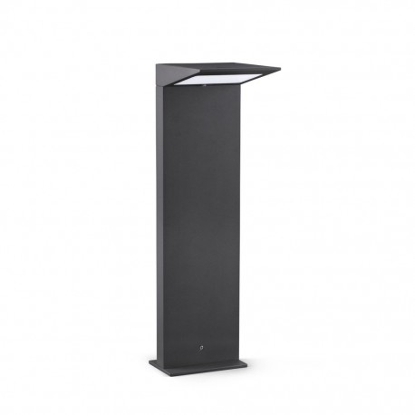 SOLEIL LED Baliza solar gris oscuro 70785 - FARO ILUMINACION