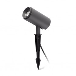 PLOM LED Lampara proyector con estaca gris oscuro 70913 - FARO ILUMINACION