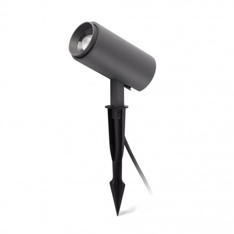 PLOM LED Lampara proyector con estaca gris oscuro 70913 - FARO ILUMINACION