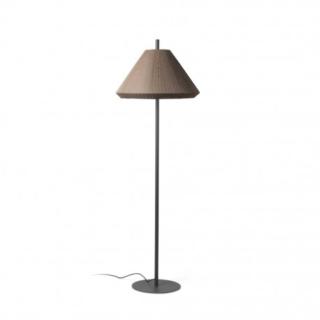 SAIGON Lampara de pie gris/marron 2M T70 71569-06 - FARO ILUMINACION