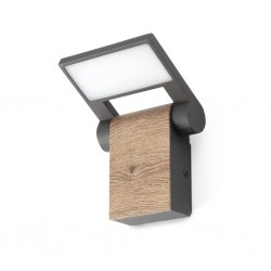 WOOD LED Lampara aplique gris oscuro 74455 - FARO ILUMINACION