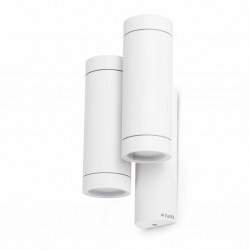 STEPS Lampara aplique blanco doble GU10 35W 75502 - FARO ILUMINACION