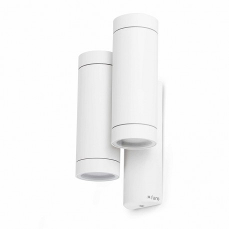 STEPS Lampara aplique blanco doble GU10 35W 75502 - FARO ILUMINACION