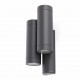 STEPS Lampara aplique gris oscuro doble 75503 - FARO ILUMINACION