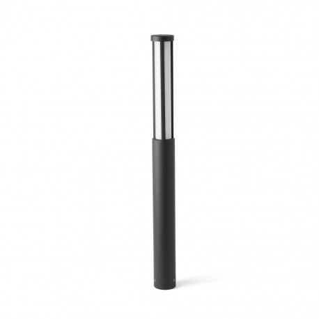 LOGAR-2 LED Lampara baliza gris oscuro h90cm 75606 - FARO ILUMINACION