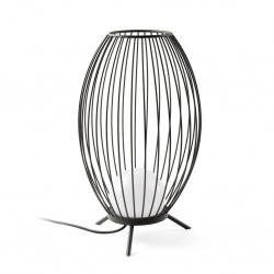 CAGE LED Lampara portatil gris oscuro 75608 - FARO ILUMINACION