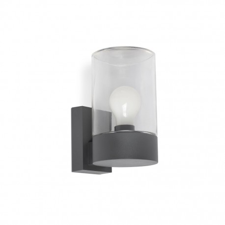 KILA Lampara aplique gris oscuro transparente 71743 - FARO ILUMINACION