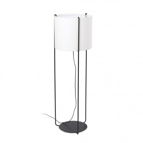 DRUM Lampara de pie negra/beige 24023-33 - FARO ILUMINACION
