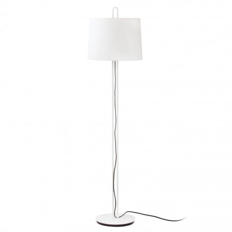 MONTREAL Lampara de pie cromo/blanca 24037-07 - FARO ILUMINACION