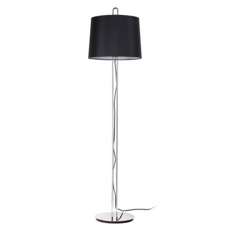 MONTREAL Lampara de pie cromo/negra 24037-09 - FARO ILUMINACION