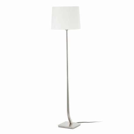 REM Lampara de pie niquel mate/blanca 29686-07 - FARO ILUMINACION