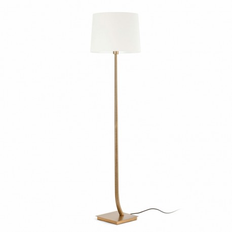 REM Lampara de pie bronce/blanca 29687-07 - FARO ILUMINACION