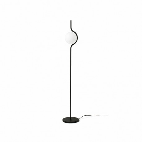 LE VITA LED Lampara pie de salon dimable negro 29698 - FARO ILUMINACION