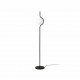 LE VITA LED Lampara pie de salon dimable negro 29698 - FARO ILUMINACION