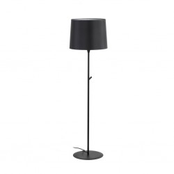 SAMBA Lampara de pie negra/encintada beige 64313-41 - FARO ILUMINACION