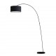 PAPUA Lampara de pie negro 68463 - FARO ILUMINACION