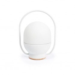 TAKE AWAY LED Lampara portatil blanca 01015 - FARO ILUMINACION