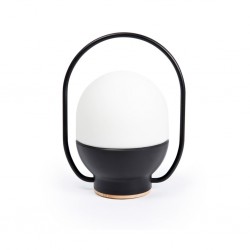 TAKE AWAY LED Lampara portatil negra 01016 - FARO ILUMINACION