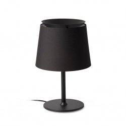 SAVOY Lampara sobremesa negra/negra 20305-83 - FARO ILUMINACION