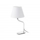 ETERNA Lampara sobremesa cromo/blanca 24008-13 - FARO ILUMINACION