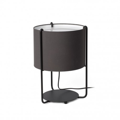DRUM Lampara sobremesa negra/gris 24020-32 - FARO ILUMINACION