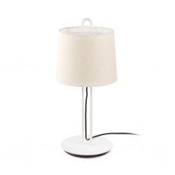 MONTREAL Lampara sobremesa blanca/beige 24034-05 - FARO ILUMINACION